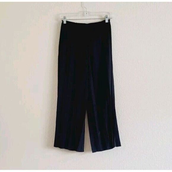 Babette Crop City Pleated Urban Pants Size P Black High-Rise Small - Picture 9 of 9